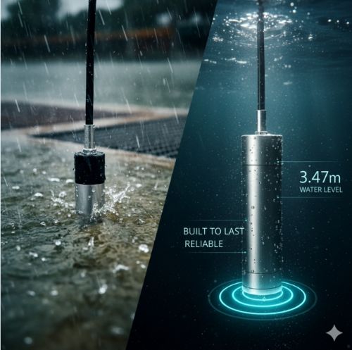 Wasserstand messen mit Pegelsonde