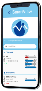OilView (PC) oder oil-SmartView (Mobile)