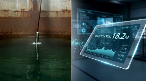 Wasserpegel messen und überwachen mit Tauchsonde