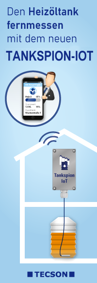 &Ouml;lltank fernmessen mit dem Tankspion-IoT