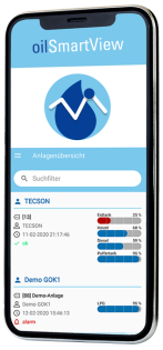 OilView (PC) oder oil-SmartView (Mobile)