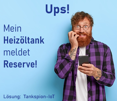 Ölltank fernmessen mit dem Tankspion-IoT