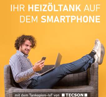 Den Heiz&ouml;ltank auf dem Smartphone sehen
